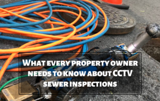 CCTV sewer inspections