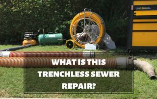 What is this trenchless sewer repair?