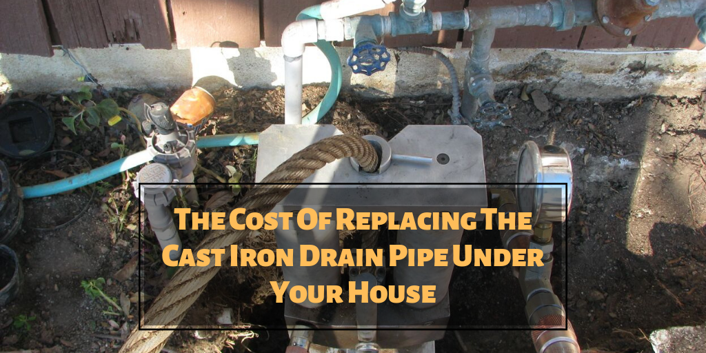 Replacing The Cast Iron Drain Pipe, Cast Iron Basement Floor Drain Diagram