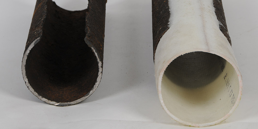 sewer pipe lining before and after pictures of cast iron pipes